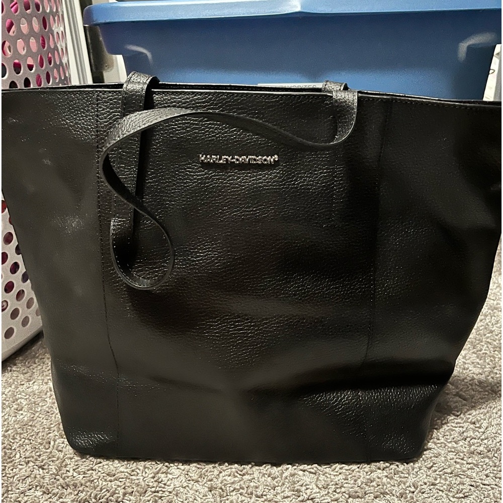 Brand New Genuine Leather Harley Davidson Tote